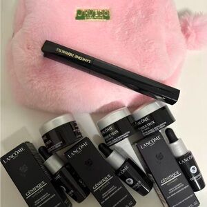 Lancôme Skincare and Makeup Set with Pink Bag